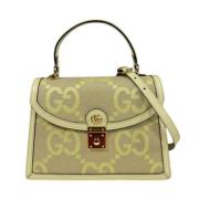 Pre-owned Canvas gucci-bags Gucci Vintage , Yellow , Dames