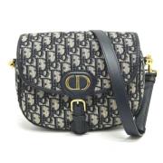 Pre-owned Leather dior-bags Dior Vintage , Gray , Dames