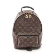 Pre-owned Canvas backpacks Louis Vuitton Vintage , Brown , Dames