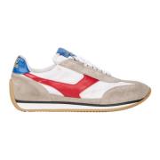 Blauwe Sneaker Trainer '74 Luxe Leer Pantofola d'Oro , Multicolor , He...