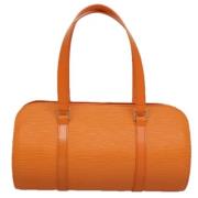 Pre-owned Leather louis-vuitton-bags Louis Vuitton Vintage , Orange , ...