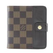 Pre-owned Canvas wallets Louis Vuitton Vintage , Brown , Dames