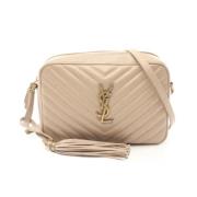 Pre-owned Leather shoulder-bags Yves Saint Laurent Vintage , Beige , D...