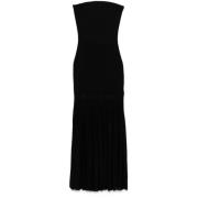 Zwarte Elegante Jurk voor Vrouwen Michael Kors , Black , Dames