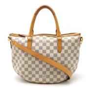 Pre-owned Canvas louis-vuitton-bags Louis Vuitton Vintage , White , Da...