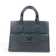 Pre-owned Leather louis-vuitton-bags Louis Vuitton Vintage , Black , D...