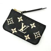 Pre-owned Leather wallets Louis Vuitton Vintage , Black , Dames