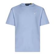 Heldere Blauwe T-shirts en Polos Polo Ralph Lauren , Blue , Heren