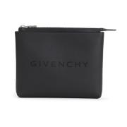 Zwarte Clutch Tas Ss25 Givenchy , Black , Heren