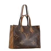 Pre-owned Canvas louis-vuitton-bags Louis Vuitton Vintage , Brown , Da...