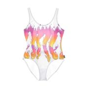 Witte Flames Badpak Octopus , Multicolor , Dames