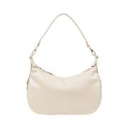 Beige Synthetisch Leren Handtas met Gouden Details Liu Jo , Beige , Da...