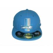 Detroit Lions Klassiek Team Platte Klep Pet New Era , Blue , Heren