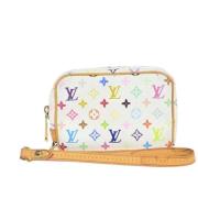 Pre-owned Leather shoulder-bags Louis Vuitton Vintage , White , Dames