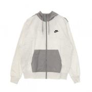 Lichtgewicht Full-Zip French Terry Hoodie Nike , White , Heren