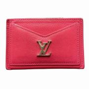 Pre-owned Leather wallets Louis Vuitton Vintage , Pink , Dames