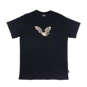 Zwarte Bat Tee - Streetwear Collectie Propaganda , Black , Heren