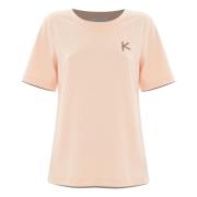 Stijlvolle T-shirts voor mannen en vrouwen Kocca , Orange , Dames