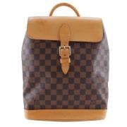 Pre-owned Canvas backpacks Louis Vuitton Vintage , Brown , Dames