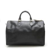 Pre-owned Leather louis-vuitton-bags Louis Vuitton Vintage , Black , D...