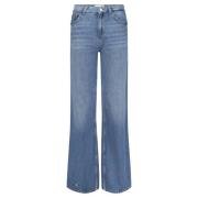 Thea Wide Leg Jeans Fabienne Chapot , Blue , Dames