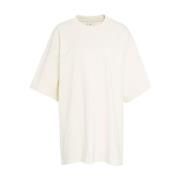 Oversized T-shirt met Bloemenprint Won Hundred , Beige , Dames