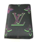 Pre-owned Leather wallets Louis Vuitton Vintage , Black , Dames