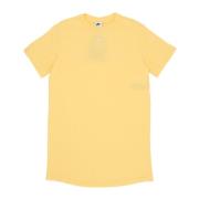 Essentiële Tee Jurk Topaas Goud/Wit Nike , Yellow , Dames