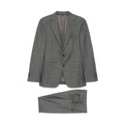 Grijs pak met voorknoopsluiting Canali , Gray , Heren