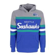 Seattle Seahawks NFL Headcoach Hoodie Mitchell & Ness , Multicolor , H...