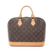 Pre-owned Canvas handbags Louis Vuitton Vintage , Brown , Dames