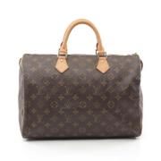 Pre-owned Canvas handbags Louis Vuitton Vintage , Brown , Dames