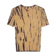 Tie Dye Gebreide Top Joseph , Beige , Dames