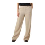 Wijde Beige Broek Consider Drykorn , Beige , Dames