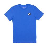 Grafische Crew Tee in Signaalblauw/Zwart Jordan , Blue , Heren