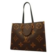 Pre-owned Canvas louis-vuitton-bags Louis Vuitton Vintage , Brown , Da...