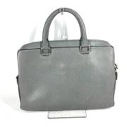 Pre-owned Leather louis-vuitton-bags Louis Vuitton Vintage , Gray , Da...