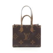 Pre-owned Canvas louis-vuitton-bags Louis Vuitton Vintage , Brown , Da...