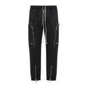 Zwarte Linnen Broek Rick Owens , Black , Heren