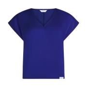 Korte Mouw Blouse Penn&Ink N.Y , Blue , Dames