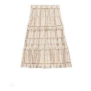 Gedrukte Katoenen Voile Lange Rok Isabel Marant Étoile , Multicolor , ...