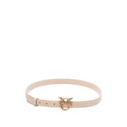 Beige Signature Love Birds Riem Pinko , Beige , Dames