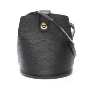 Pre-owned Leather crossbody-bags Louis Vuitton Vintage , Black , Dames