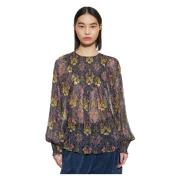 Eros print top Antik Batik , Multicolor , Dames