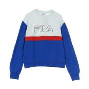 Lichtgewicht Crewneck Sweatshirt in Bright White/Lapis Blue/True Red F...