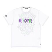 Heren Logo Tee - Streetwear Collectie Octopus , White , Heren