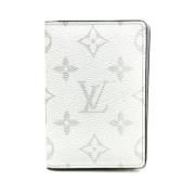 Pre-owned Leather key-holders Louis Vuitton Vintage , White , Dames