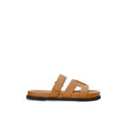 Bruin Leren Sandalen Bibi Lou , Brown , Dames