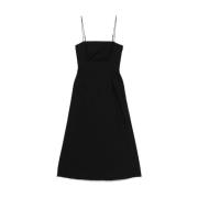 Zwarte Bandeau Stijl Jurk Faithfull the brand , Black , Dames