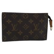 Pre-owned Canvas pouches Louis Vuitton Vintage , Brown , Dames